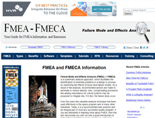 Tablet Screenshot of fmea-fmeca.com